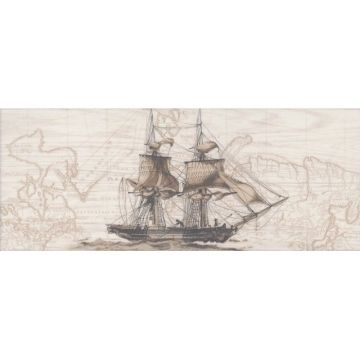 Декор Kerama marazzi (Керама Марацци) Кампанелла Корабль 20х50 см (7150/3F)