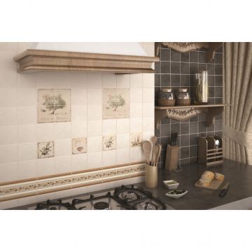 Плитка настенная Kerama Marazzi (Керама Марацци) Караоке беж Полотно 29.8х39.8 см (1221H)