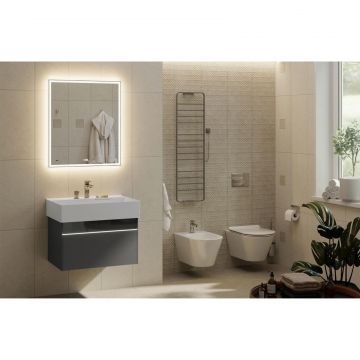 Плитка настенная Kerama marazzi (Керама Марацци) Карму серый светлый структура обрезной 30х60 см (11209R)