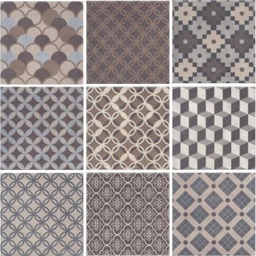 Керамогранит Kerama marazzi (Керама Марацци) Карнаби-стрит серый орнамент 20х20 см (SG1577N )