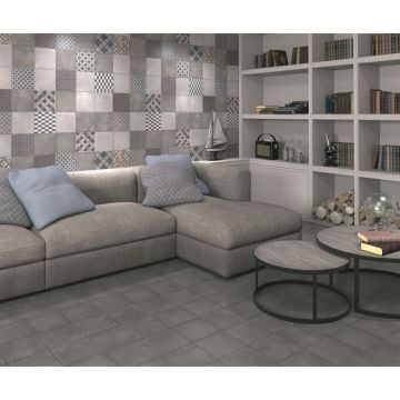 Керамогранит Kerama marazzi (Керама Марацци) Карнаби-стрит серый орнамент 20х20 см (SG1577N )