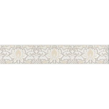 Бордюр Kerama marazzi (Керама Марацци) Кастильони белый 7.2х40 см (AD/A563/15143)