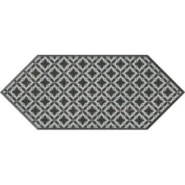 Декор Kerama marazzi (Керама Марацци) Келуш 1 черно-белый 14х34 см (HGD/A480/35006)