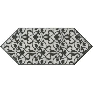 Декор Kerama marazzi (Керама Марацци) Келуш 2 черно-белый 14х34 см (HGD/A481/35006)