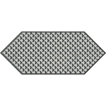 Декор Kerama marazzi (Керама Марацци) Келуш 3 черно-белый 14х34 см (HGD/A482/35006)