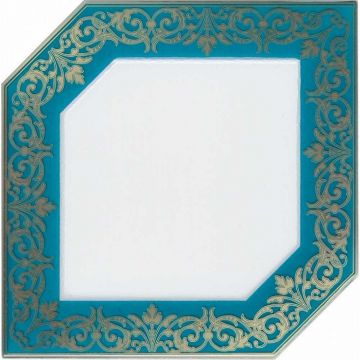 Декор Kerama marazzi (Керама Марацци) Клемансо бирюзовый 15х15 см (HGD/C250/18000)