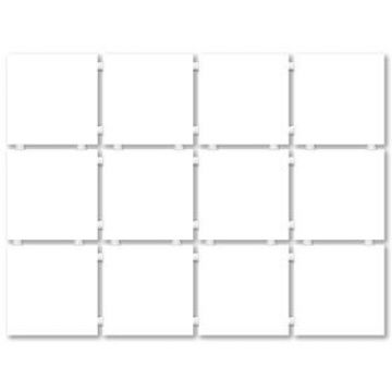 Плитка настенная Kerama marazzi (Керама Марацци) Конфетти белый блестящий Полотно 29.8х39.8 см (1146H)