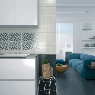 Вставка напольная Kerama marazzi (Керама Марацци) Корсо серая 10х10 см (33016/7)