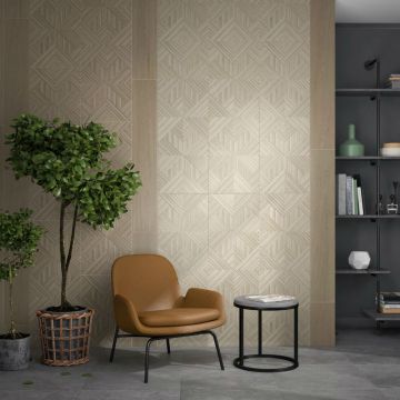 Плитка настенная Kerama marazzi (Керама Марацци) Ламбро бежевый обрезной 40х120 см (14032R)