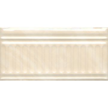 Бордюр Kerama marazzi (Керама Марацци) Летний сад беж структурированный 9.9х2 см (19017/3F)