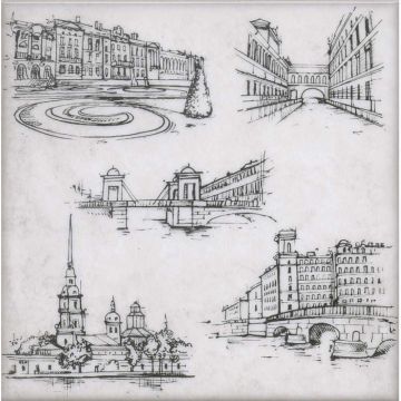 Декор Kerama marazzi (Керама Марацци) Марчиана SpB 20х20 см (STG/A593/5261)