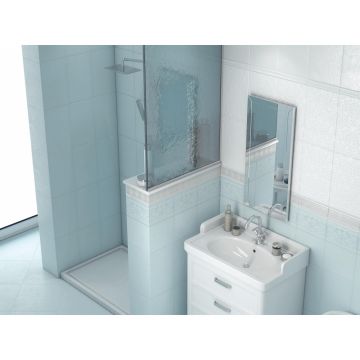 Декор Kerama marazzi (Керама Марацци) Петергоф овал белый 8.5х12.5 см (OBC001)