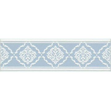 Бордюр Kerama marazzi (Керама Марацци) Петергоф голубой 7.7х25 см (STG/B562/6305)
