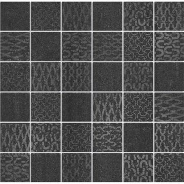 Декор Kerama marazzi (Керама Марацци) Про Стоун черный мозаичный 30х30 см (DD2008/MM )