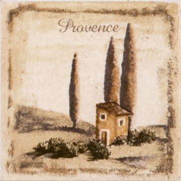 Декор Kerama marazzi (Керама Марацци) Прованс пейзаж 9.8х9.8 см (A1910/1221H)