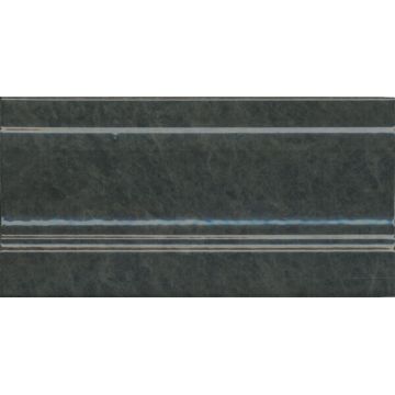 Плинтус Kerama marazzi (Керама Марацци) Стемма зеленый темный 10х20 см (FMD027)
