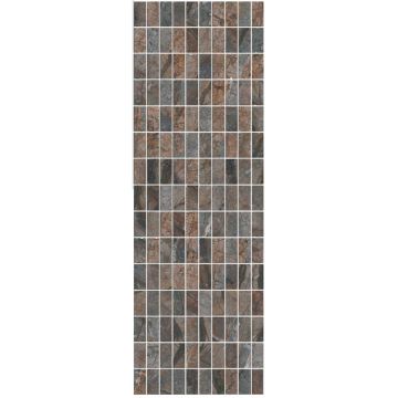 Декор Kerama marazzi (Керама Марацци) Театро коричневый мозаичный 25х75 см (MM12143)
