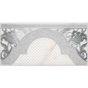 Декор Kerama marazzi (Керама Марацци) Фрагонар белый 7.4х15 см (HGD/A266/16071 )