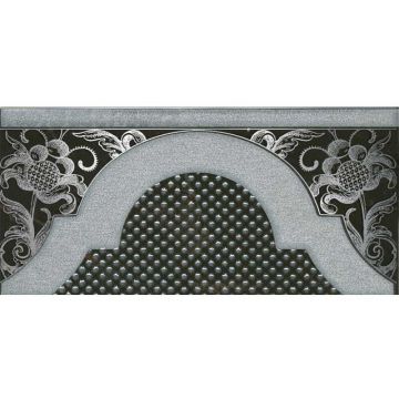 Декор Kerama marazzi (Керама Марацци) Фрагонар черный 7.4х15 см (HGD/B266/16072)