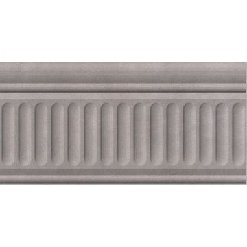 Бордюр Kerama Marazzi (Керама Марацци) Александрия серый структ 9,9х20 см (19033/ 3F)