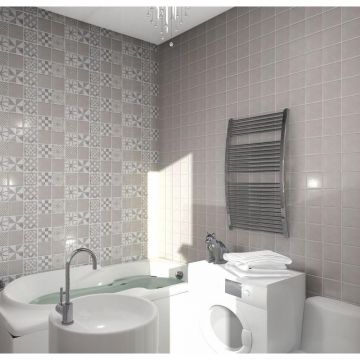 Керамогранит Kerama Marazzi (Керама Марацци) Амальфи серый светлый 9,8х9,8 см (1270H)