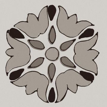 Вставка Kerama Marazzi (Керама Марацци) Анвер 4 серый 4,85х4,85 см (OS/ A178/ 21052)