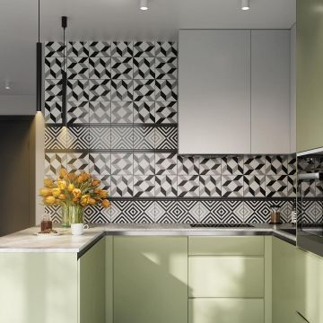 Декор Kerama Marazzi (Керама Марацци) Ателье 20х20 см (NT/ B247/ 5009)