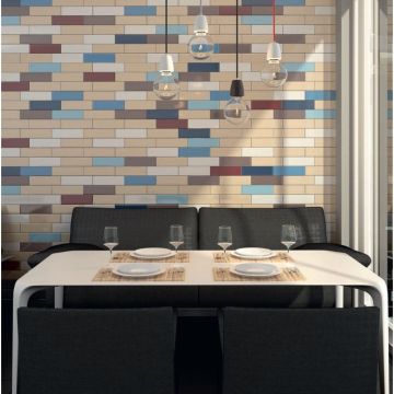 Плитка Kerama Marazzi (Керама Марацци) Баттерфляй оранжевый 8,5х28,5 см (2821)