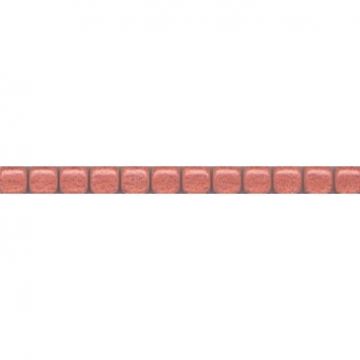 Бордюр Kerama Marazzi (Керама Марацци) Карандаш Бисер коралловый 1,4х20 см (POF006)