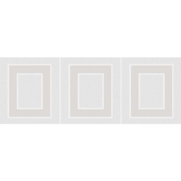 Декор Kerama Marazzi (Керама Марацци) Вилланелла Геометрия белый 15х40 см (MLD/ A68/ 15000)