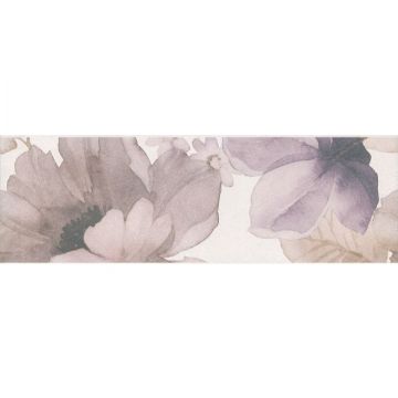 Бордюр Kerama Marazzi (Керама Марацци) Город на воде Цветы 8х25 см (MLD/ A76/ 12106R)