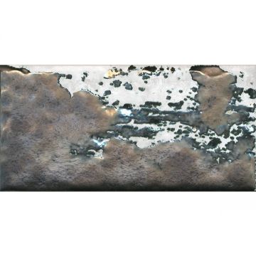 Декор Kerama Marazzi (Керама Марацци) Граффити металл серый светлый 9,9х20 см (TG/ A04/ 19065)