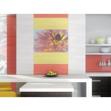 Панно Kerama Marazzi (Керама Марацци) Искья Цветы обрезной 50х75 см (STG/ A444/ 2x/ 12093R)