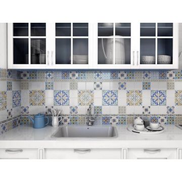 Вставка Kerama Marazzi (Керама Марацци) Капри майолика 9,8х9,8 см (STG/ A484/ 1146H)