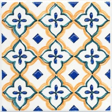 Вставка Kerama Marazzi (Керама Марацци) Капри майолика 9,8х9,8 см (STG/ A491/ 1146H)