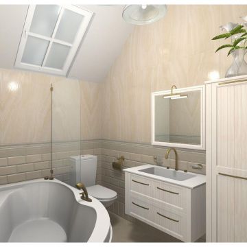 Бордюр Kerama Marazzi (Керама Марацци) Контарини светлый 2,5х30 см (SPA012R)