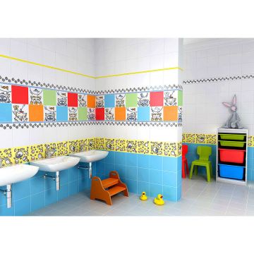 Декор Kerama Marazzi (Керама Марацци) Кошки-Мышки . Птичка 20х20 см (NT/ A134/ 5009)