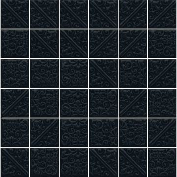 Плитка Kerama Marazzi (Керама Марацци) Ла-Виллет черный 30,1х30,1 см (21025)