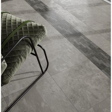 Декор Kerama Marazzi (Керама Марацци) Ламелла серый мозаичный 25х50,2 см (SBM010/ SG4584)