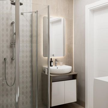 Декор Kerama Marazzi (Керама Марацци) Матрикс серый 20х20 см (SBD033/ SG1590)