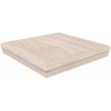 Ступень Kerama Marazzi (Керама Марацци) Пантеон беж левая угловая 34х34 см (SG157200R/ GR/ ANS)