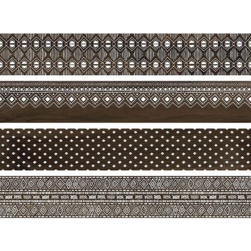 Керамогранит Kerama Marazzi (Керама Марацци) Про Вуд коричневый декорированный обрезной 20х119,5 см (DL510400R)