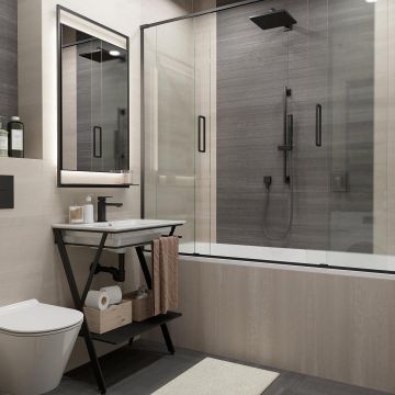 Подступенок Kerama Marazzi (Керама Марацци) Про Дабл серый темный обрезной 14,5х60 см (DD201000R/ 2)