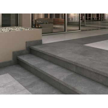 Плинтус Kerama Marazzi (Керама Марацци) Про Стоун вертикальный правый серый светлый 9,5х24,3 см (DD2003/ BSL/ DV)