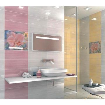 Плитка Kerama Marazzi (Керама Марацци) Сатари лиловый 20х50 см (7110T)