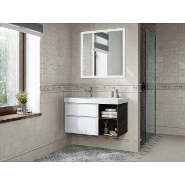 Плитка Kerama Marazzi (Керама Марацци) Сиена серый светлый матовый 7,4х15 см (16085)