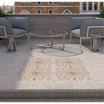 Керамогранит Kerama Marazzi (Керама Марацци) Терраццо серый обрезной 60х60 см (SG632600R)