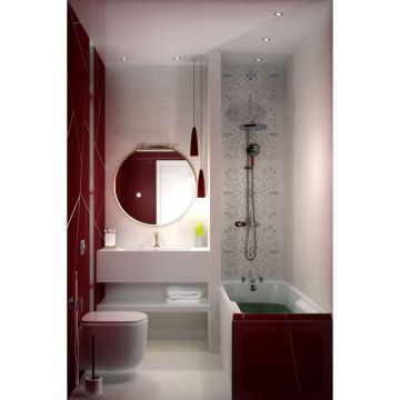 Ступень Kerama Marazzi (Керама Марацци) Терраццо клееная серый светлый 33х60 см (SG632400R/ GCF)