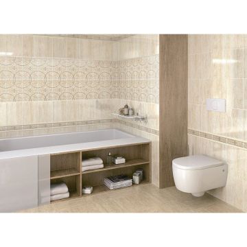 Бордюр Kerama Marazzi (Керама Марацци) Травертин Скульптура 5,7х20 см (AD/A115/8180)