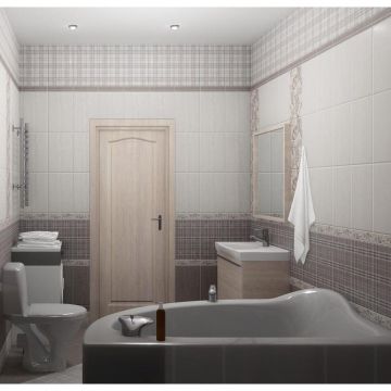 Бордюр Kerama Marazzi (Керама Марацци) Трокадеро Багет беж светлый 5,5х25 см (BLE003)